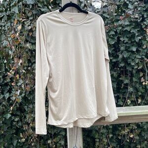 Rothco Beige Performance Moisture-Wicking Tee Thumb holes Men's Activewear small